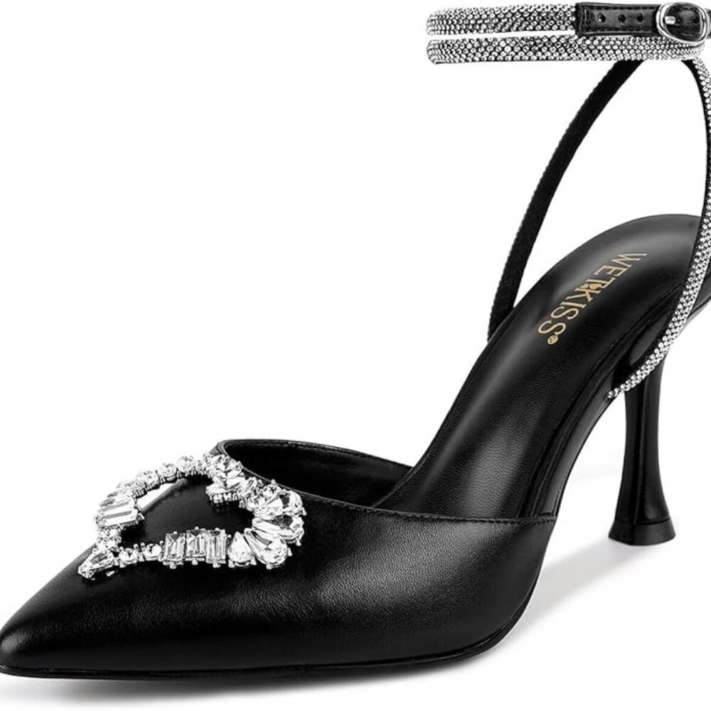 *Wetkiss* Black Heels Size 9 NWT